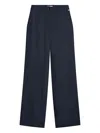 Ecoalf Button-fastening Trousers In Blue
