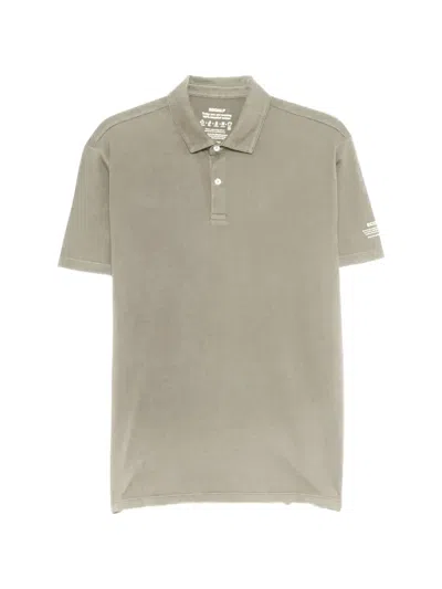 Ecoalf Button Polo Shirt In Neutral