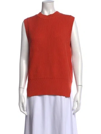 Pre-owned Ecoalf Crew Neck Sweater In Orange