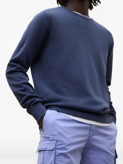 Ecoalf Crewneck Sweater In Blue