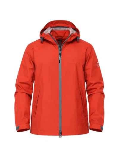 Ecoalf Diluvio Hooded Jacket In Red