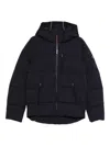 Ecoalf Hooded Quilted Jacket In Blue