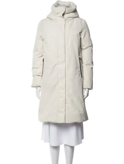Pre-owned Ecoalf Down Coat In Neutral