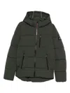 Ecoalf Hooded Puffer Jacket In Green
