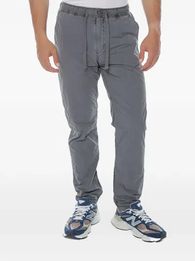Ecoalf Drawstring-waist Trousers In Gray