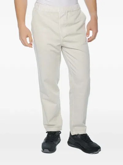 Ecoalf Elasticated-waist Trousers In White
