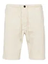 Ecoalf Ethica Mid-rise Bermuda Shorts In Neutral