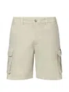 Ecoalf Belt Loop Cargo Shorts In Blue