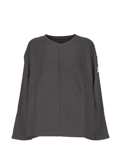 Ecoalf Exposed-seam Logo-patch Sweater In Multi