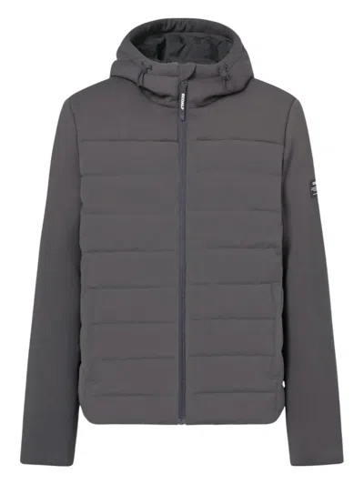 Ecoalf Hooded Jacket In Blue