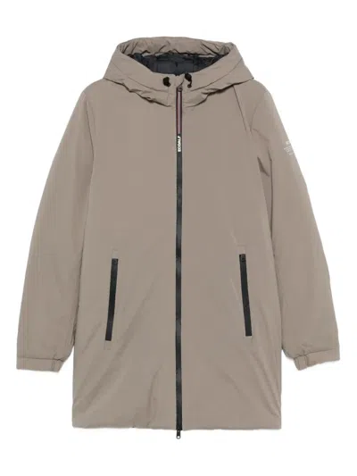 ECOALF HOODED ZIP-FRONT JACKET