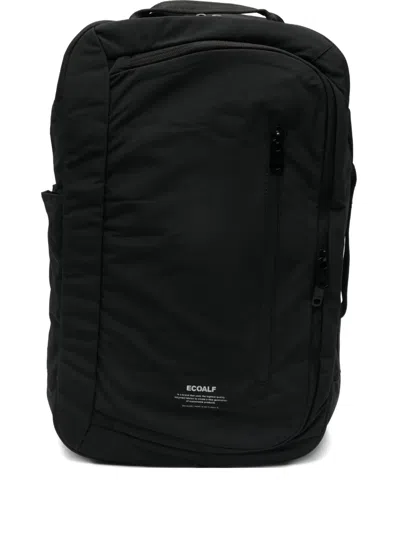 Ecoalf Logo-print Backpack In Black