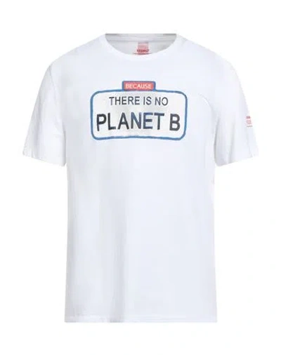 Ecoalf Man T-shirt White Size Xxl Organic Cotton, Recycled Cotton