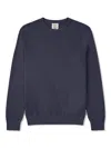 Ecoalf Recycled Cotton Blend Sweater For Him In Blue