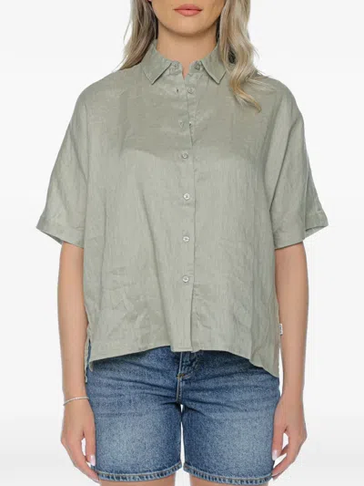 Ecoalf Melania Short-sleeve Shirt In Green