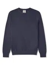 Ecoalf Recycled Cotton Blend Sweater For Him In Blue