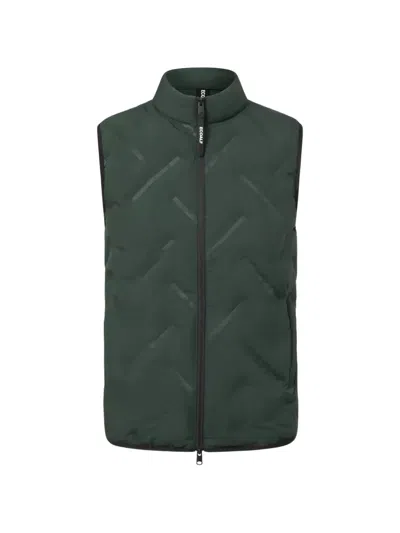 Ecoalf Quilted Gilet In Green