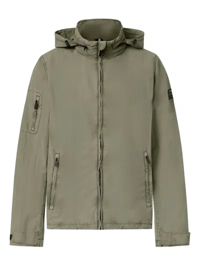 Ecoalf Rigi Water-repellent Jacket In Brown