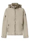 Ecoalf Rigi Water-repellent Jacket In Neutral