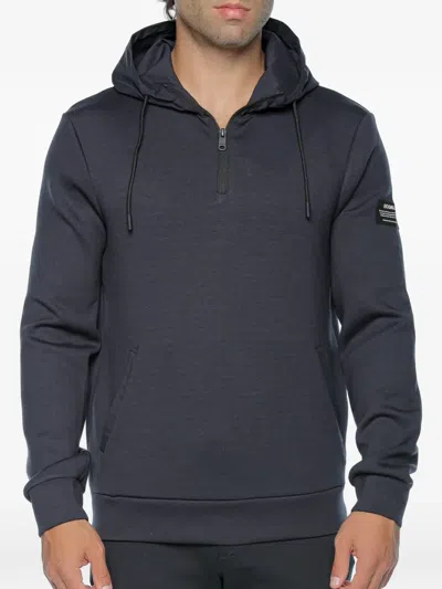 Ecoalf Surat Quarter-zip Hoodie In Animal Print