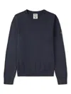 Ecoalf Recycled Cotton Blend Sweater For Him In Blue