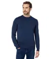 Ecoalf Tailalf Sweater Mens Blue Cotton Crew Neck Long Sleeve Pullover Gbo88 In Blue