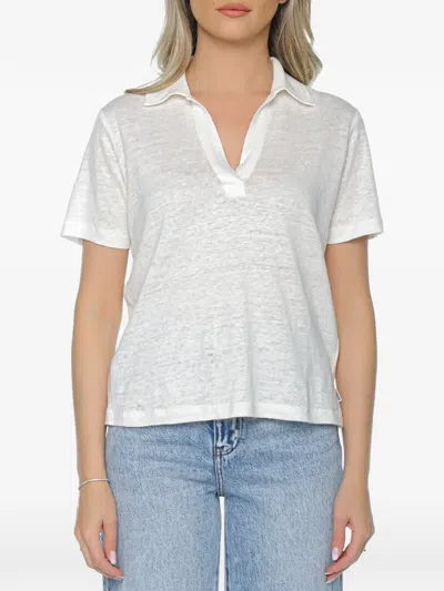 Ecoalf Troms Linen T-shirt In White