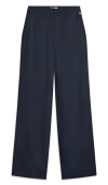 Ecoalf Button-fastening Trousers In Blue