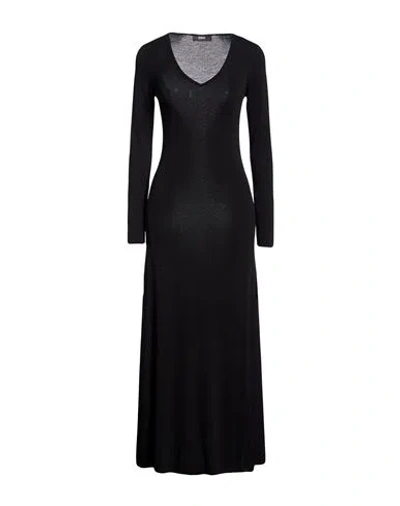 Ecoalf Woman Maxi Dress Black Size Xs Lyocell, Cotton
