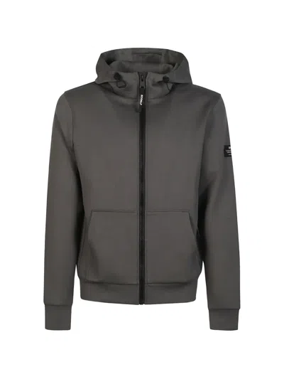 Ecoalf Zip-up Hoodie In Gray