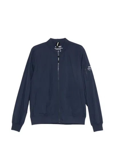 Ecoalf Zip-up Jacket In Blue