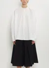 École De Curiosités Basil Typewriter Cotton Shirt In White