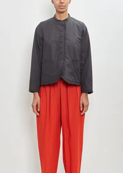 École De Curiosités Cotton Jessica Jacket In Black
