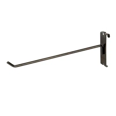 Econoco Blk-h10 10 In. Grid Hook, Black - Semigloss