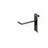 Econoco Blk-h4 4 In. Grid Hook, Black - Semigloss In Black