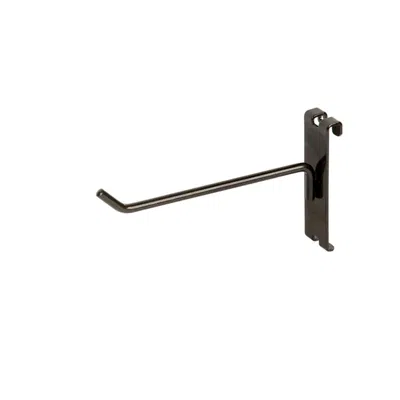 Econoco Blk-h6 6 In. Grid Hook, Black - Semigloss