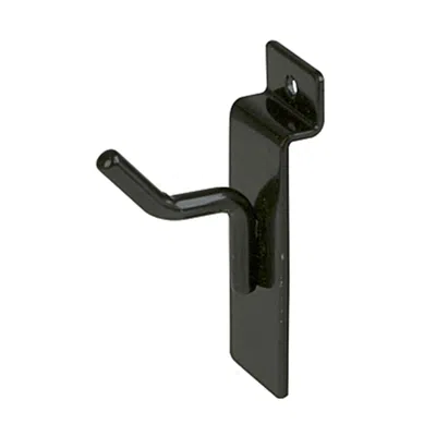 Econoco Ebl-h1 1 In. Deluxe Hook, Black - Semigloss