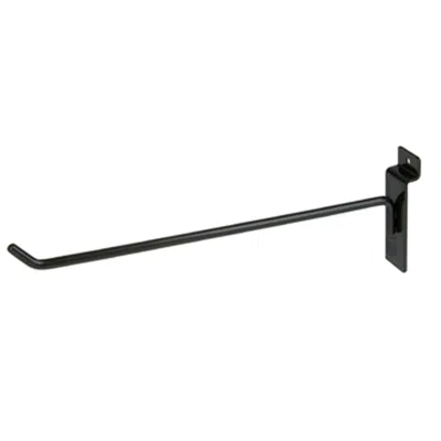 Econoco Ebl-h10 10 In. Deluxe Hook, Black - Semigloss