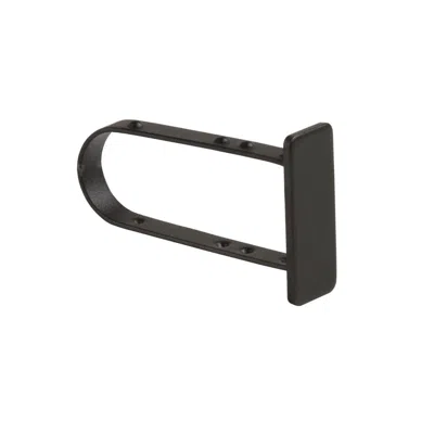 Econoco Ec4-mab End Cap For 0.5 X 1.5 In. Rectangular Tubing, Black - Matte In Blue