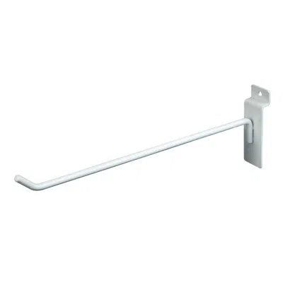 Econoco Ewh-h10 10 In. Deluxe Hook, White - Semigloss