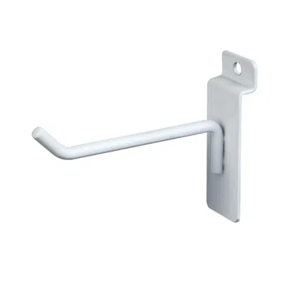 Econoco Ewh-h4 4 In. Deluxe Hook, White - Semigloss In Gray