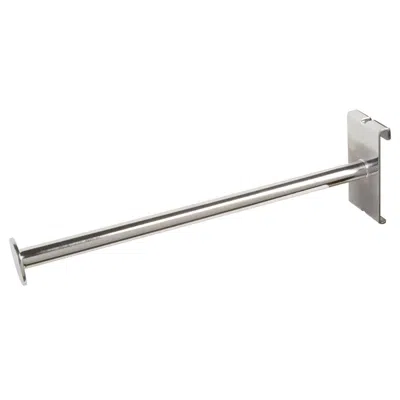 Econoco Gw-12 12 In. Face-out With Disc At End - Chrome In Gray