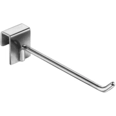 Econoco H9 9 In. Hook - Chrome In Silver