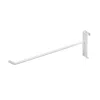 Econoco Wte-h10 10 In. Grid Hook, White - Semigloss In Silver