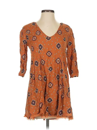 Pre-owned Ecote Casual Dress In Brown