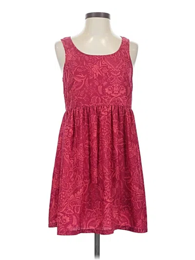 Pre-owned Ecote Casual Dress In Burgundy