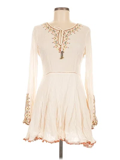 Pre-owned Ecote Casual Dress In White