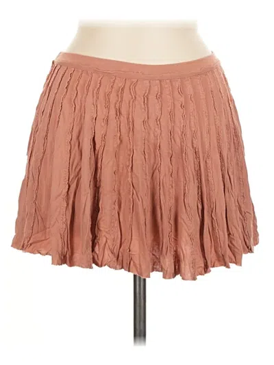 Pre-owned Ecote Casual Skirt In Brown