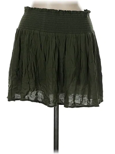 Pre-owned Ecote Casual Skirt In Green