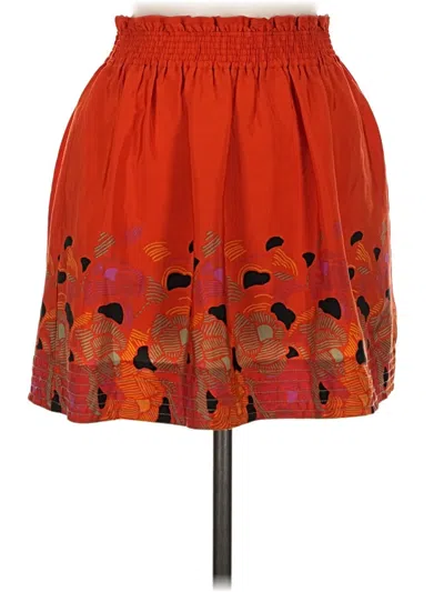 Pre-owned Ecote Casual Skirt In Orange